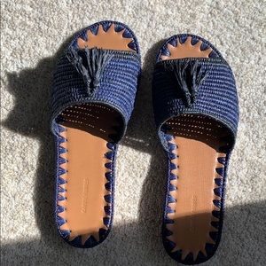 Carrie Forbes Raffia Slides